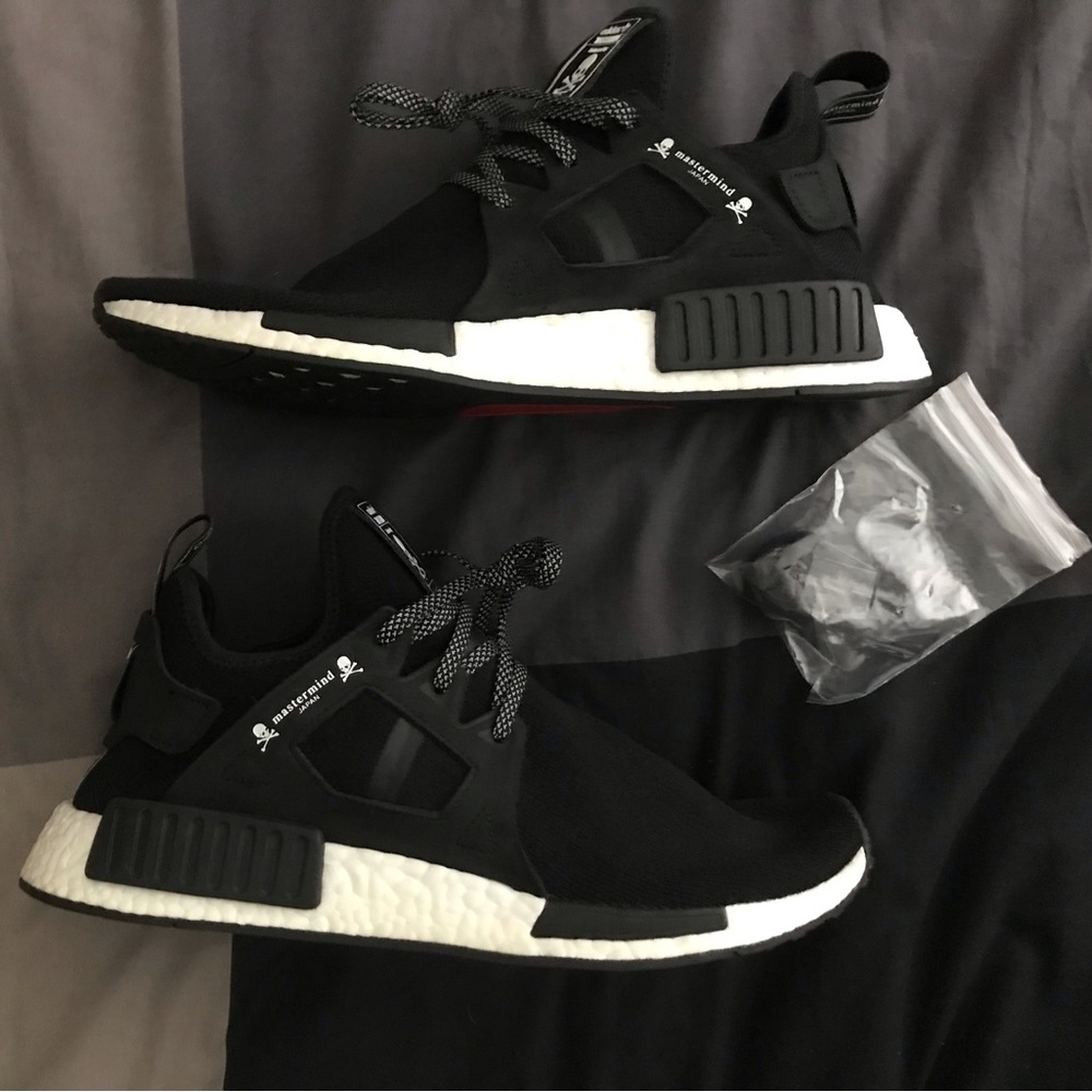 Adidas Mastermind X NMD XR1 ‘Mastermind’’ Japan Black White Boost Mens size 11.5